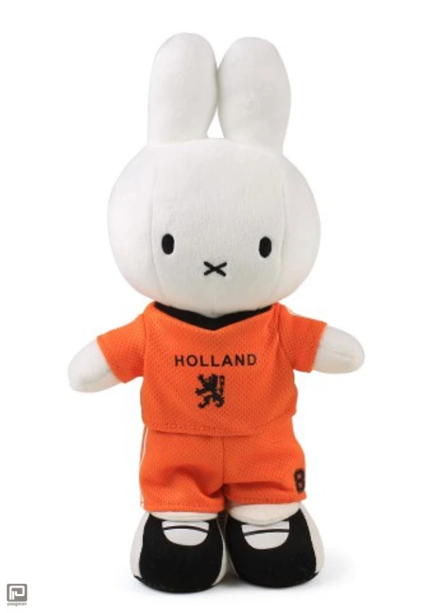 Nijntje Holland Football player BackNr 8! 24 cm -