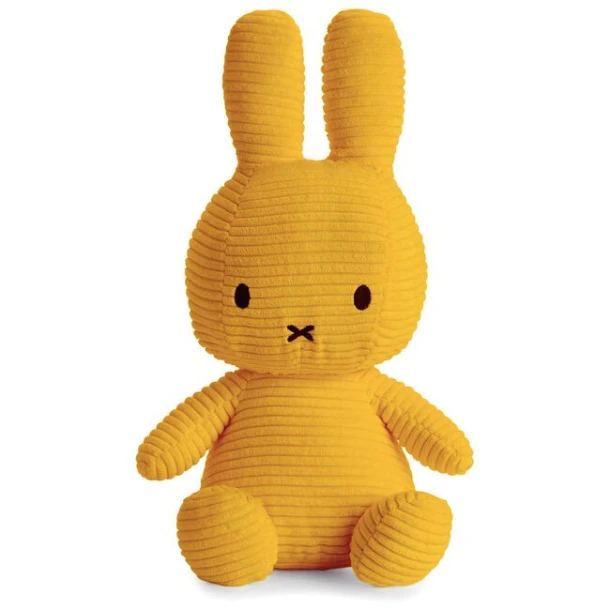 Knuffel Nijntje / Miffy Sitting Corduroy Yellow - 33 cm