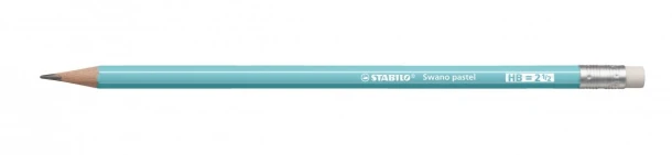 STABILO Swano Pastel - grafietpotlood HB - blauw gelakt - met gum
