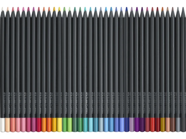 Kleurpotloden Faber-Castell Black Edition in karto