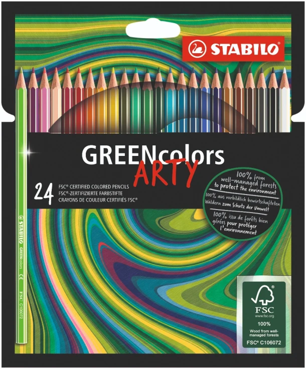 STABILO GREENcolors - 6019/24 set 24 stuks