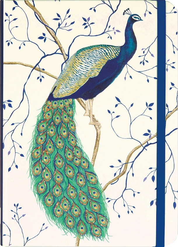 Notitieboek A6 Comello Peacock