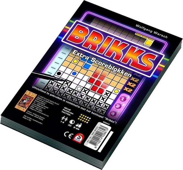 Scoreblokken Brikks twee stuks