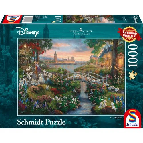 Disney 101 Dalmatiërs, 1000 stukjes - Puzzel