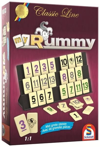 Kaartspel Classic Line My Rummy NL/FR - Educatief Spel