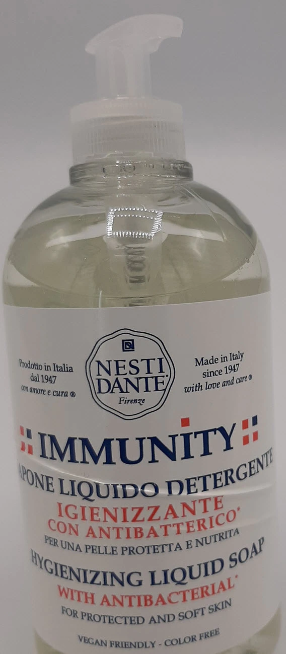 Zeeppomp Corona handzeep Immunity 500ml anti-bact