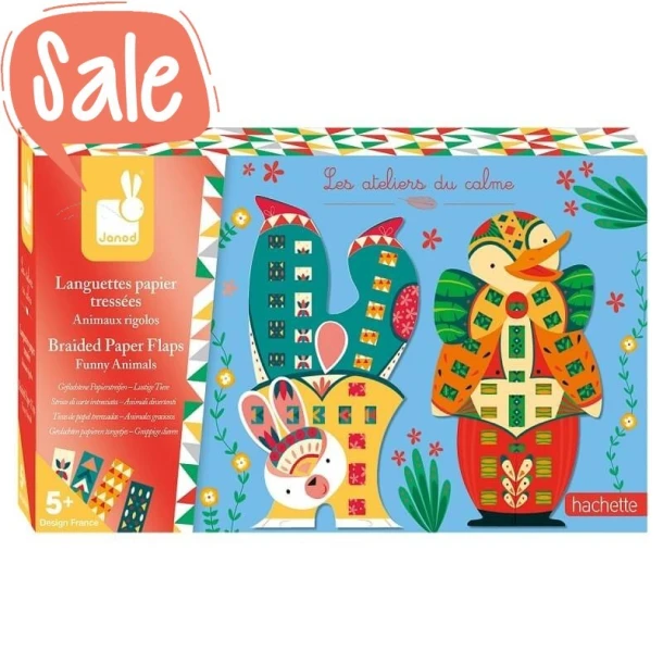 Janod Atelier - Papieren Stroken Grappige Dieren