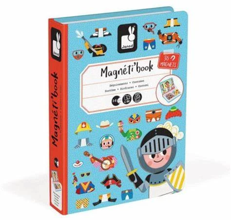 Janod Magnetibook - Verkleedfeest jongens