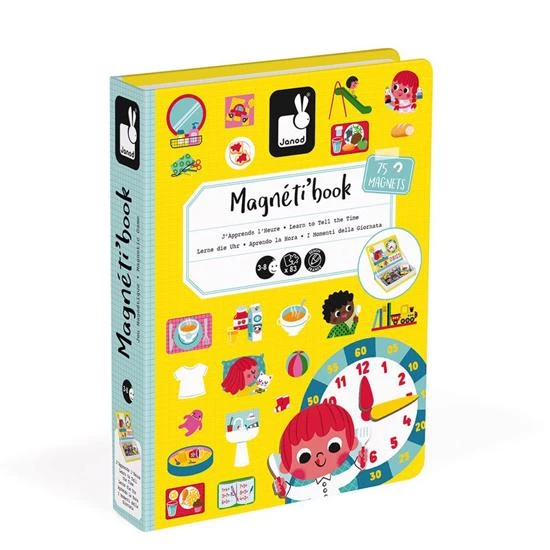 Janod Magnetibook - Klok kijken