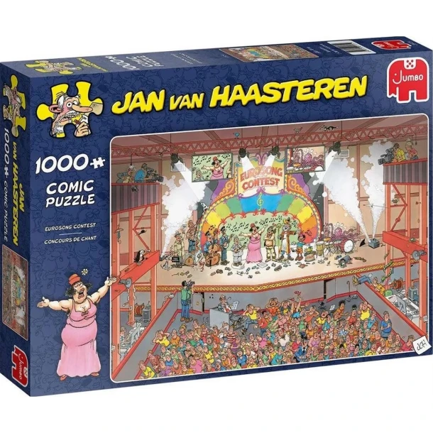 Puzzel Jan van Haasteren Eurovisie song 1000st