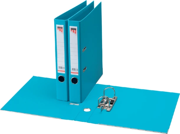 Ordner Quantore A4 50mm insteek rugetik. turquoise