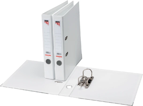 Ordner Quantore A4 50mm insteek rugetiket wit