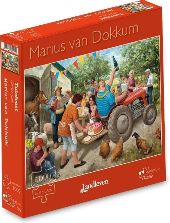 Puzzel Marius van Dokkum Tuinfeest 1000st