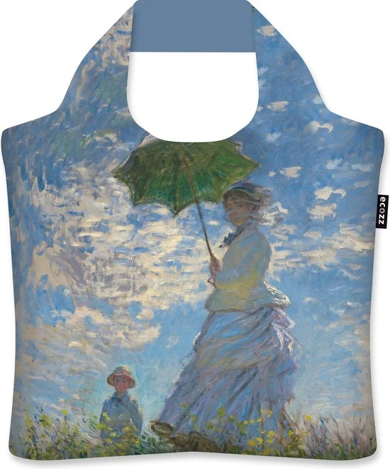 Ecozz opvouwbare draagtas -Woman With Parasol