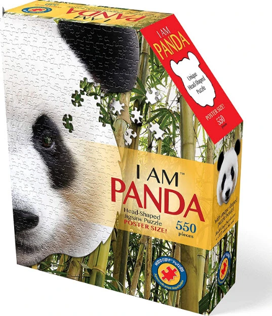 I AM Puzzle Poster Size: PANDA 73.66x71.12cm, 550pcs Madd Capp Puzzle,