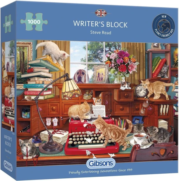 Puzzel Gibsons Writer's Block 1000 Stukjes