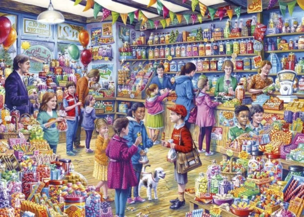 Puzzel Gibsons The Old Sweet Shop 500XL Stukjes