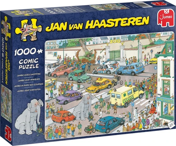 Puzzel JvH Jumbo Gaat Winkelen 1000