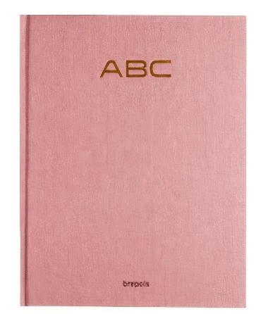 Adresboek NATURE - Deskphone gebonden roze