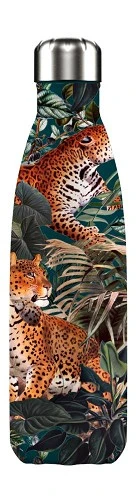 Chilly waterfles 500ml Leopard