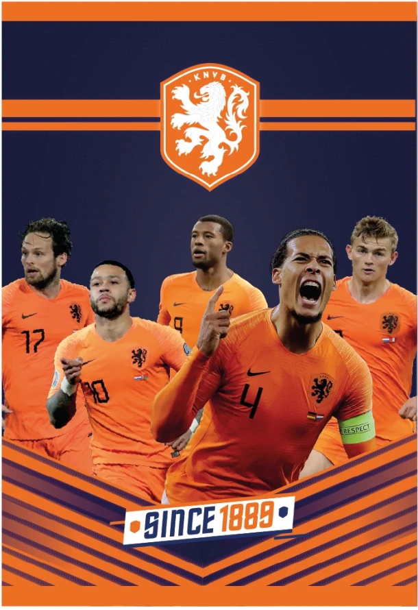 Schrift A4 lijn KNVB (212KVB210)