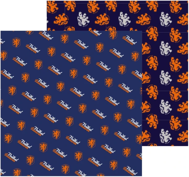 Kaftpapier KNVB: 2 x vel 100x70 cm (212KVB281)