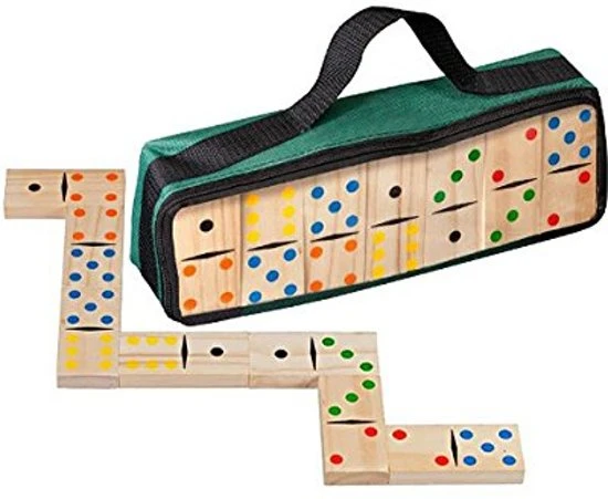 Domino groot 3617 dubbel 6 hout