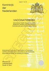 *NEDERLANDS VACCINATIEBOEK