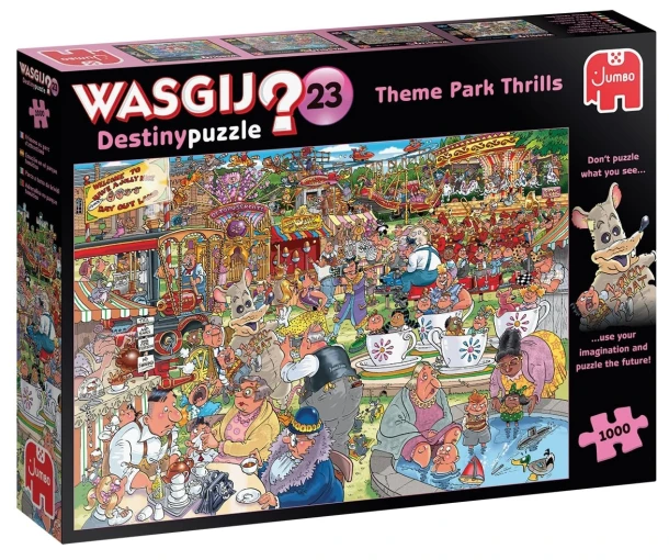 Puzzel Wasgij 1000 stukjes 23-Spektakel in het Pretpark