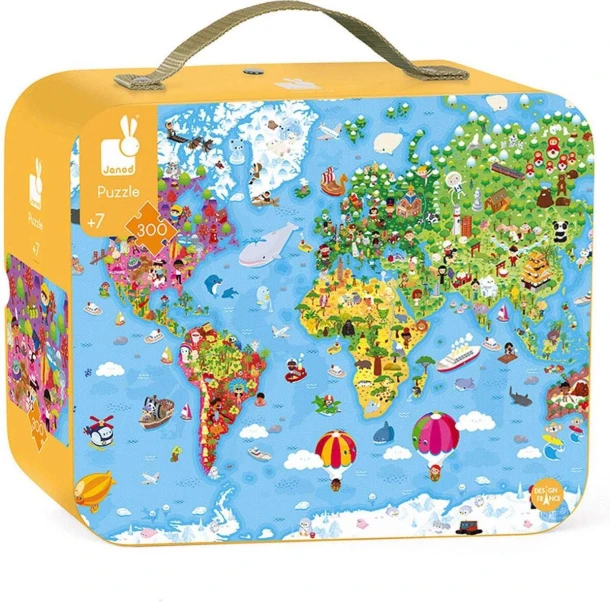 Janod Puzzel - Wereld giant