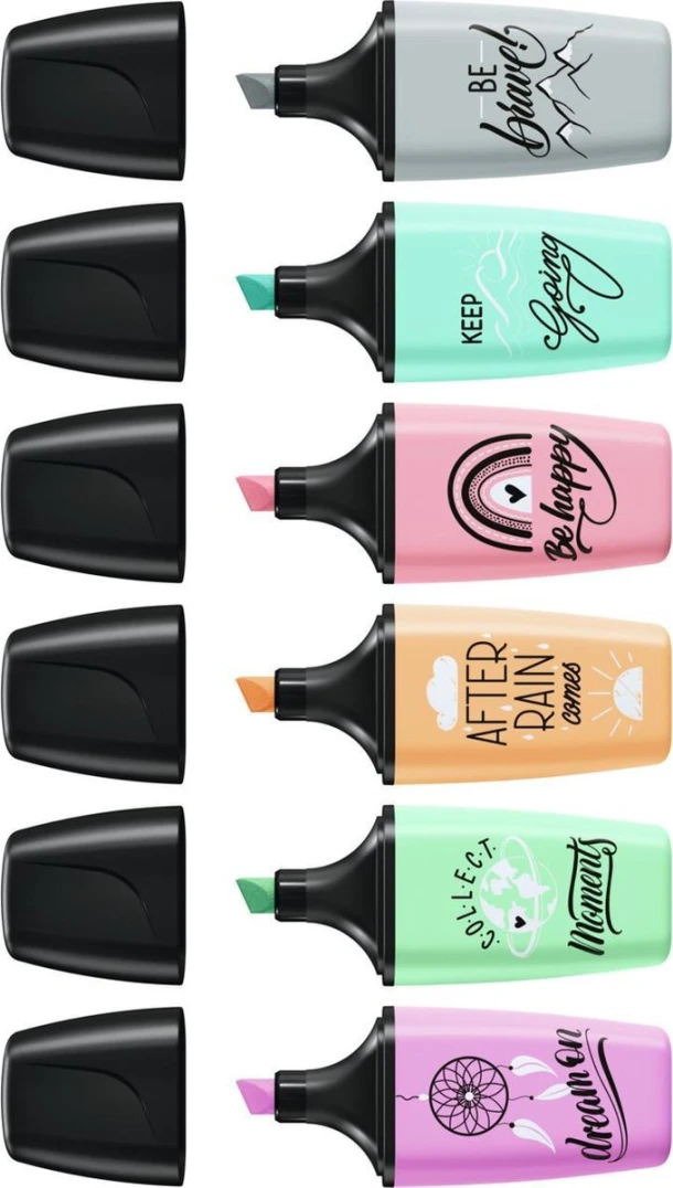 STABILO BOSS MINI Pastellove Edition etui met 6 kleuren