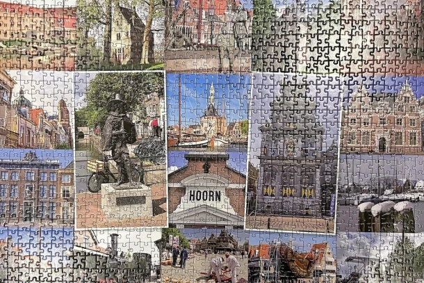 Puzzel De schoonheid van Hoorn 1000st.