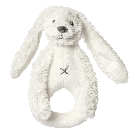 Pluche Happy Horse Ivory Rabbit Richie Rattle 18 cm