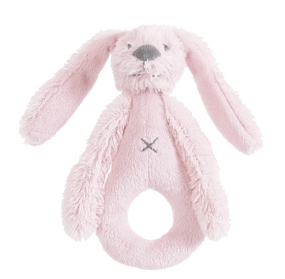 Pluche Happy Horse Pink Rabbit Richie Rattle 18 cm