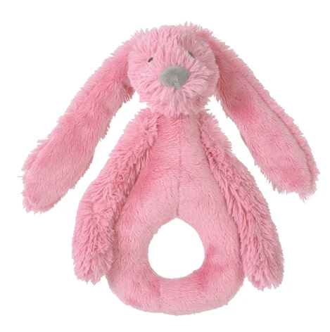 Pluche Deep Pink Rabbit Richie Rattle