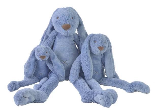 Pluche Deep Blue Rabbit Richie 38 cm
