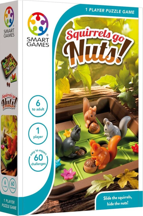Smart Games Squirrels Go Nuts! (60 opdrachten) SG 425