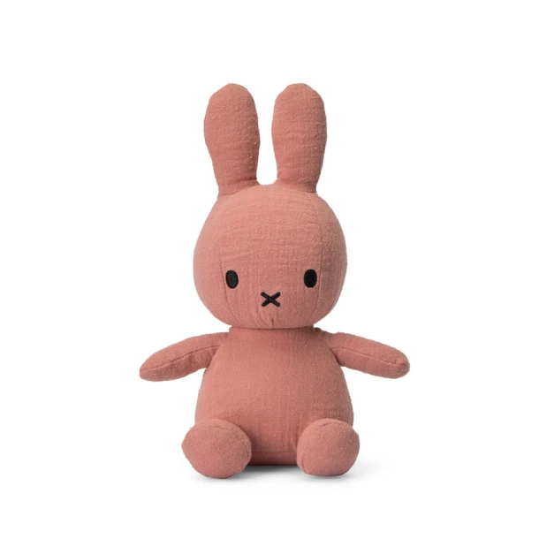 Pluche Nijntje Sitting Teddy Pink 23 cm 100% recycled