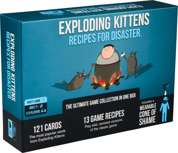 Kaartspel Exploding Kittens recipes for disaster