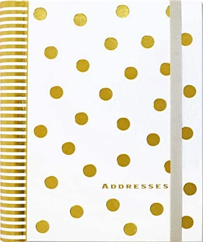 Adresboek A6 Tessuto grijs Brepols
