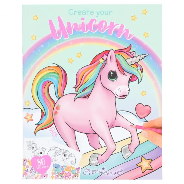 Doeboek TopModel Ylvi & the Minimoomis Create your Unicorn