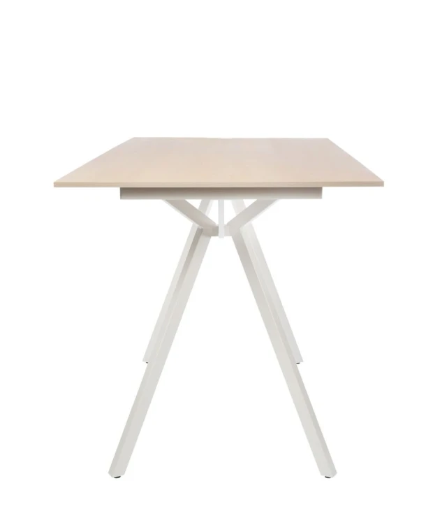 Sta-vergadertafel vierkant Vepa VPAX, vaste stahoogte 90 of 110cm
