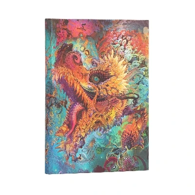 Notitieboek Paperblanks Humming Dragon Midi blanco
