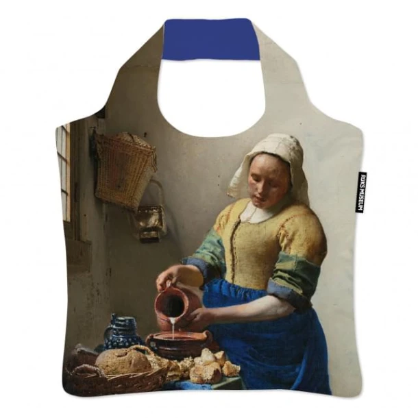 Vouwtas: J. Vermeer melkmeisje