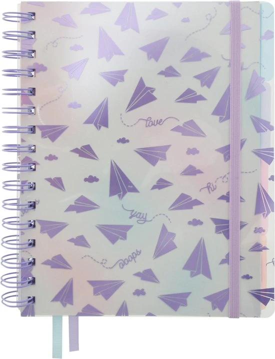 4-in-1 blok Purple Passion A5 lijn 70 grams 200 bladzijden