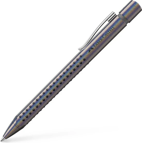 Balpen FC Grip Glam XB 15st, ass. kleuren zilver, parel, paars: