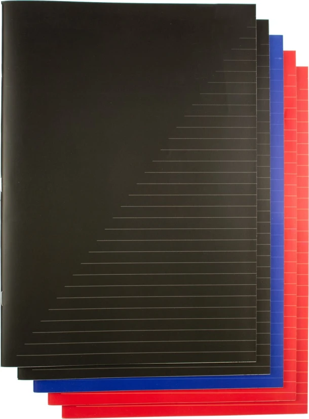 Schrift A4 Kangaro lijn pak a 5 stuks assorti kleuren