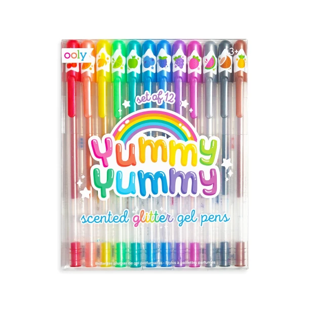 Ooly - Gelpennen met glitter en geur ‘Yummy Yummy‘ 2.0