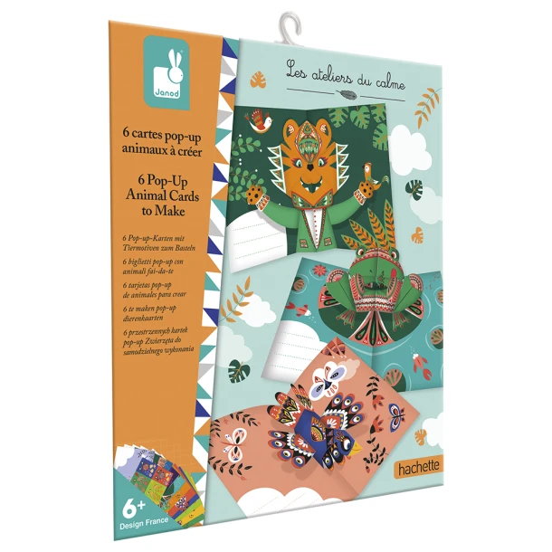 Janod Atelier - Kaarten maken pop-up dieren