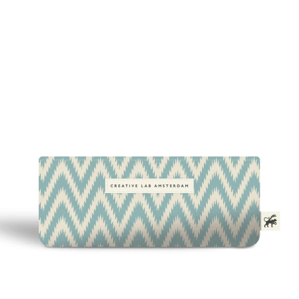 Pennenetui small Ikat Blue Creative Lab